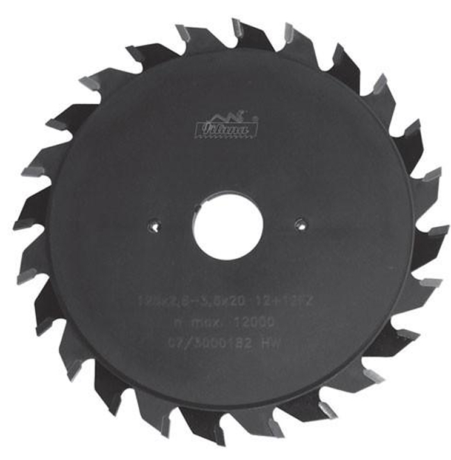 Elővágó körfűrészlap 100x2,8-3,6x20 Z12+12 (93.1 FZ) - Kép 1