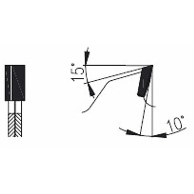 Elővágó körfűrészlap 100x2,8-3,6x20 Z12+12 (93.1 FZ) - Kép 2